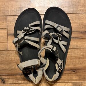 Teva Sandals in Black and Tan